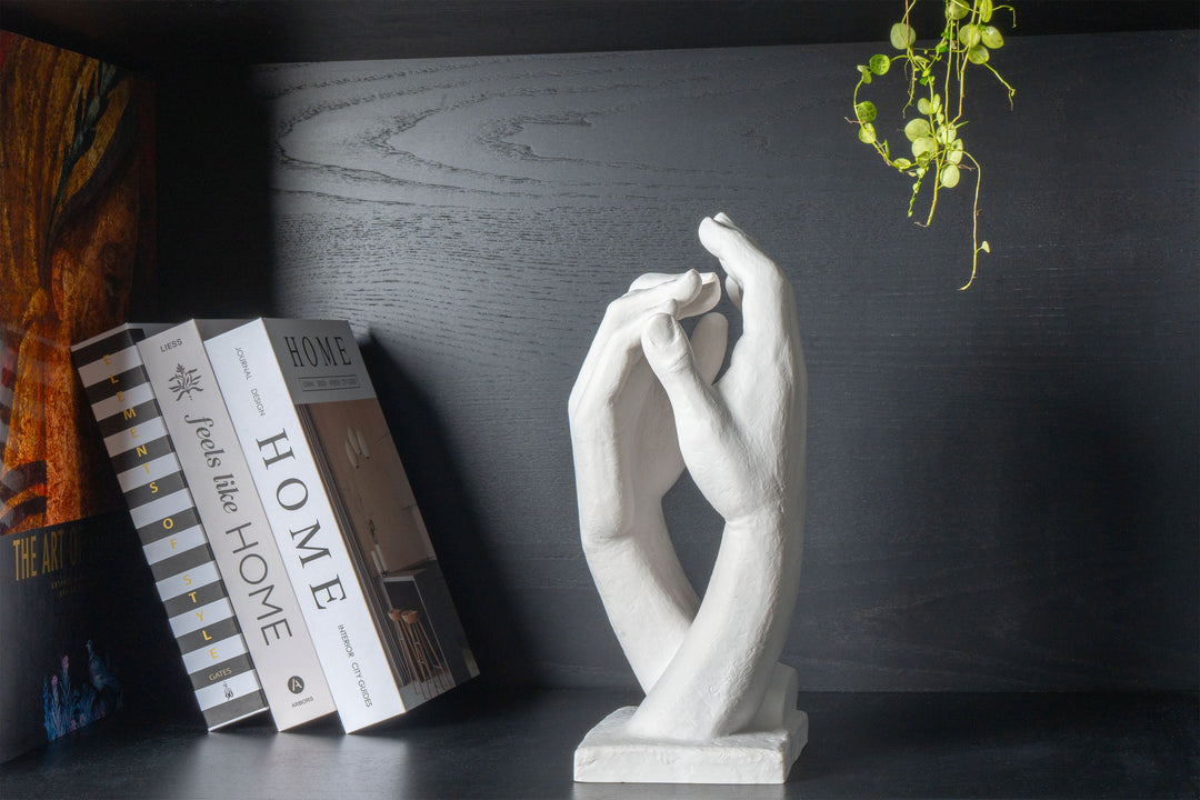 Estatua de la Mano de la Catedral de Rodin (Grande, Blanca)