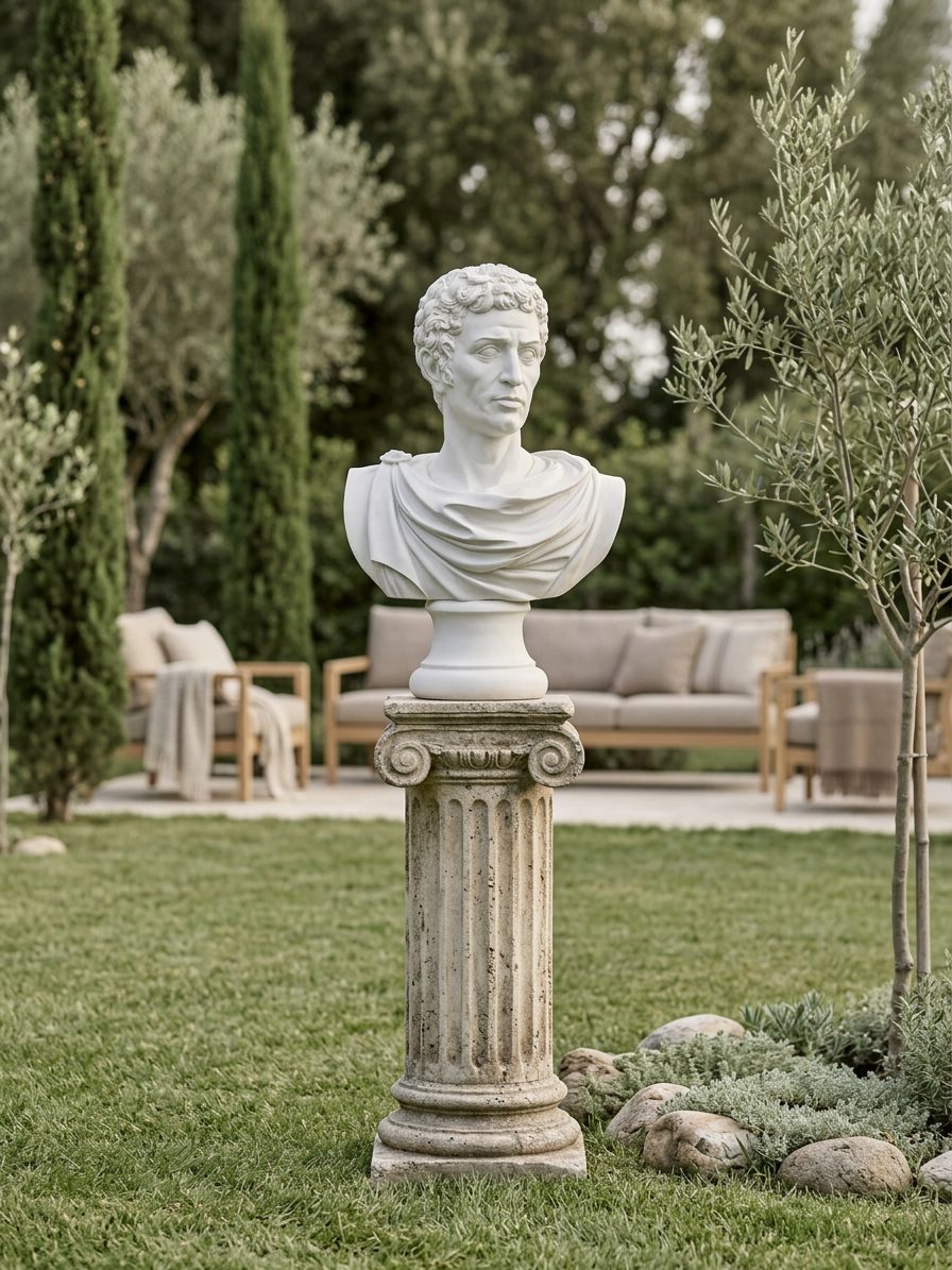 Busto de Senador Romano con Toga
