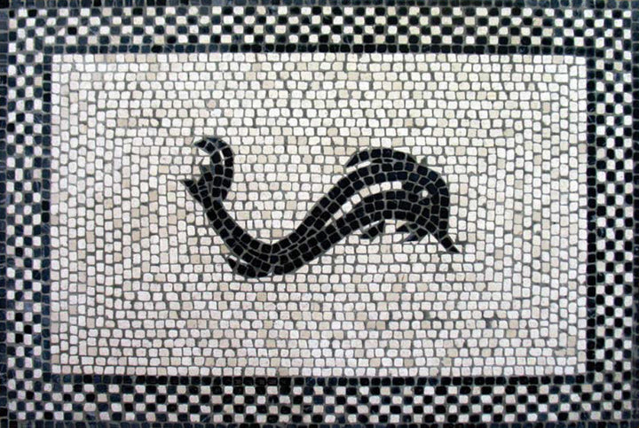 Mosaico de delfín