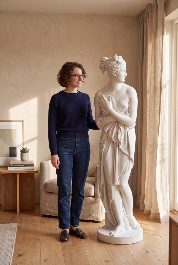 Estatua de Venus Italica de Canova - escultura de jardín a tamaño real (grande)