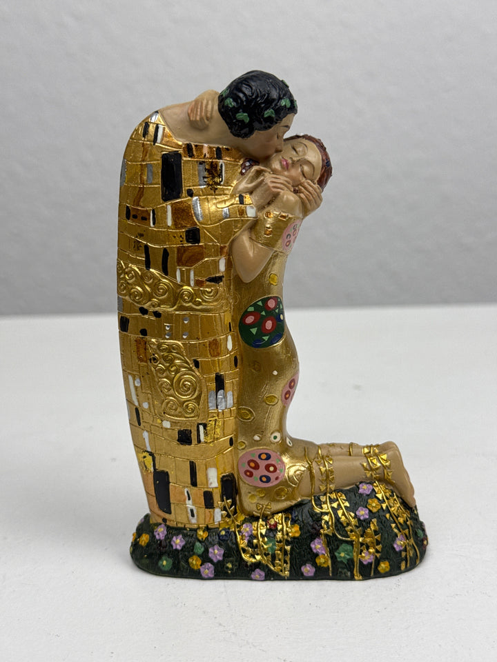 Escultura Amor – El Beso de Klimt (Pequeña, Estatua de Enamorados)