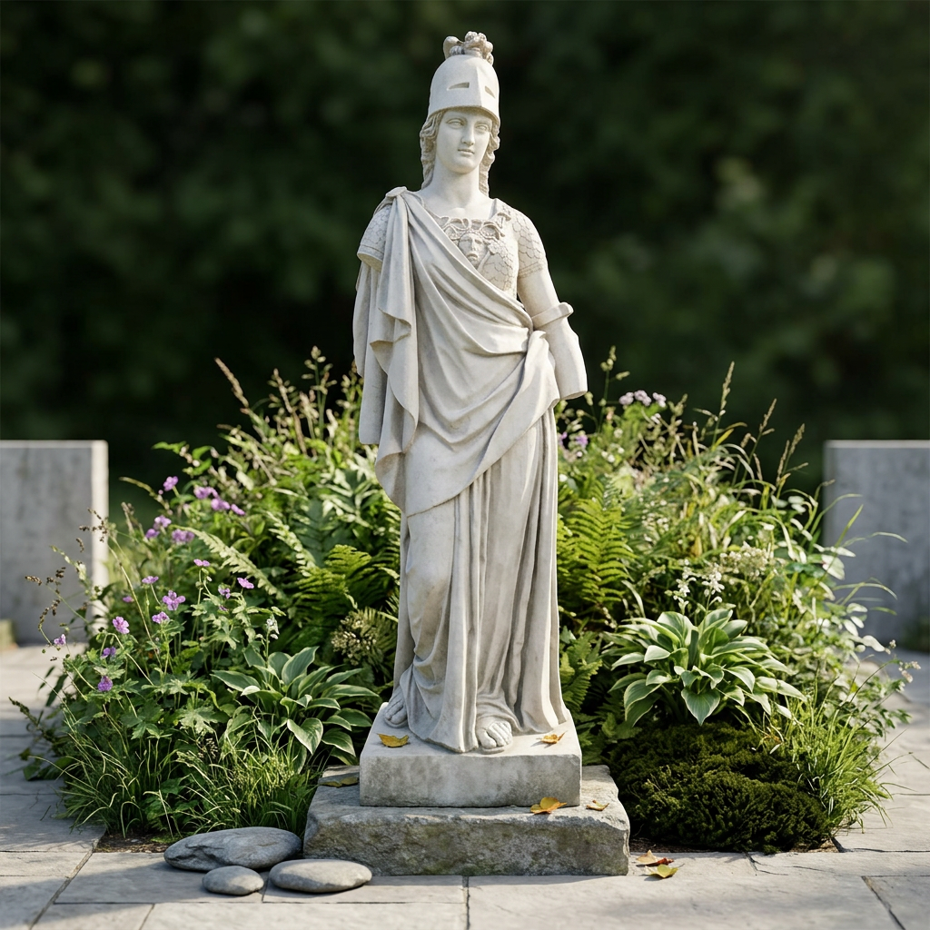 Estatua de Atenea - Escultura de jardín a tamaño real (grande) 