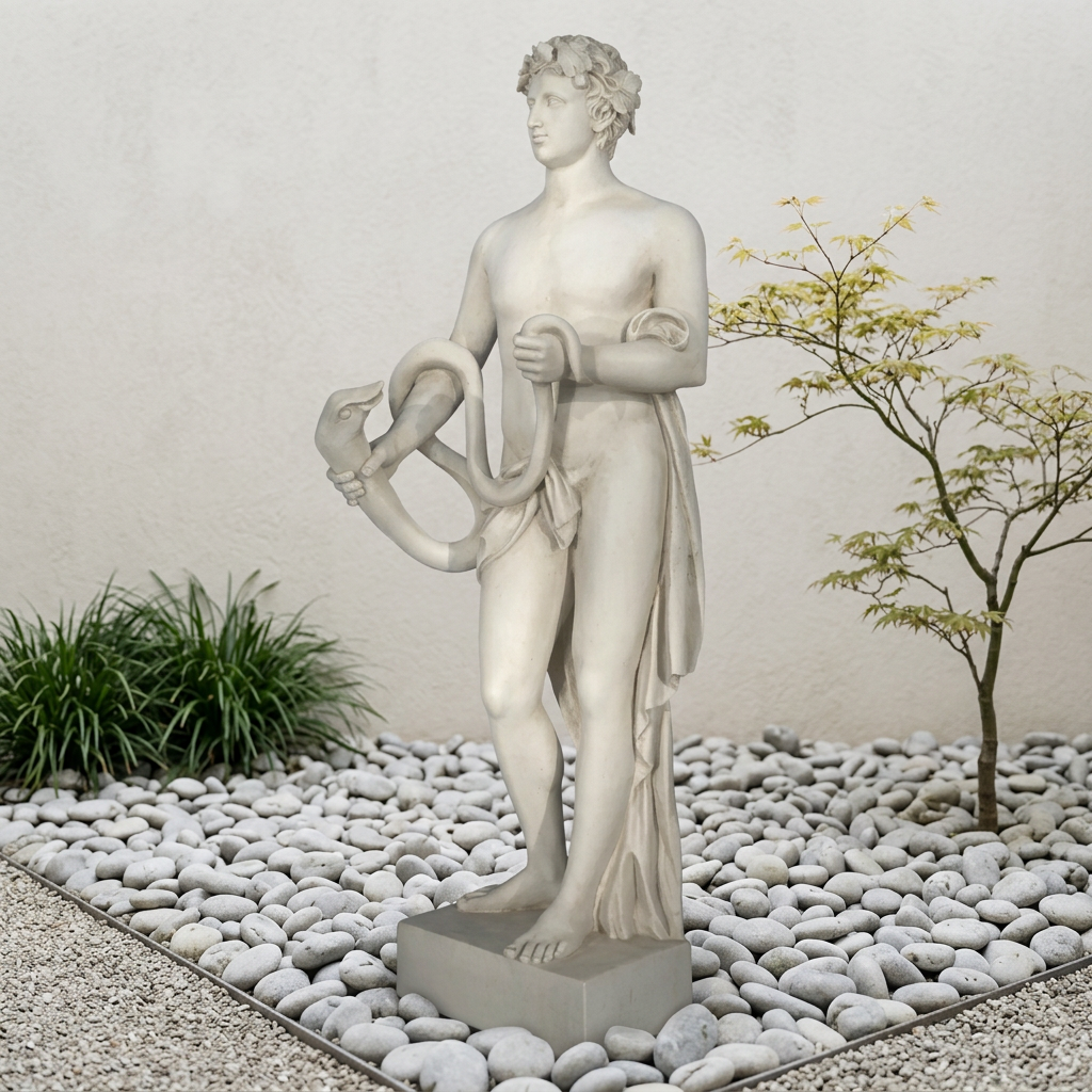 Estatua de Baco - Escultura de jardín a tamaño real (grande) 