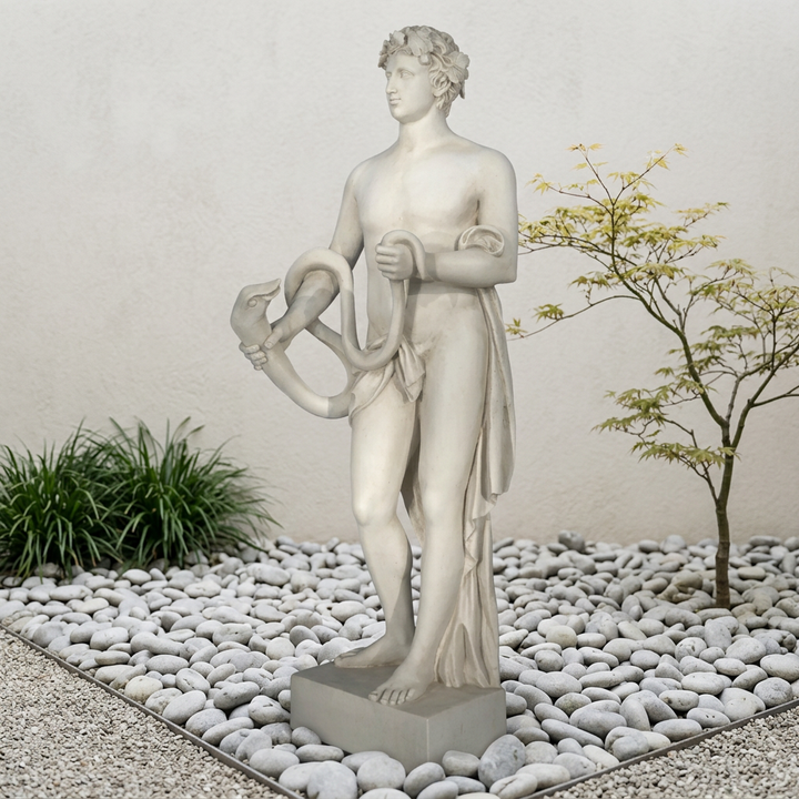 Estatua de Baco - Escultura de jardín a tamaño real (grande) 