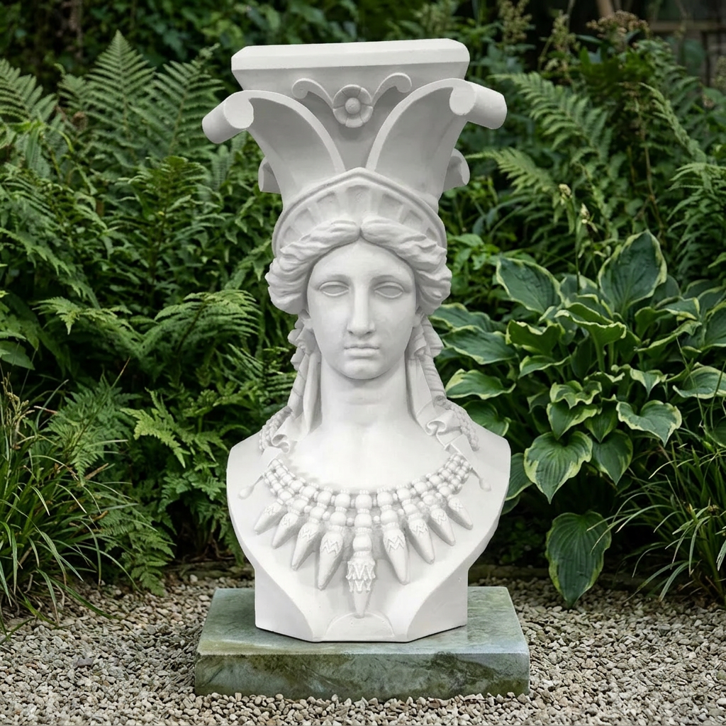 Columna con busto de cariátide (grande)