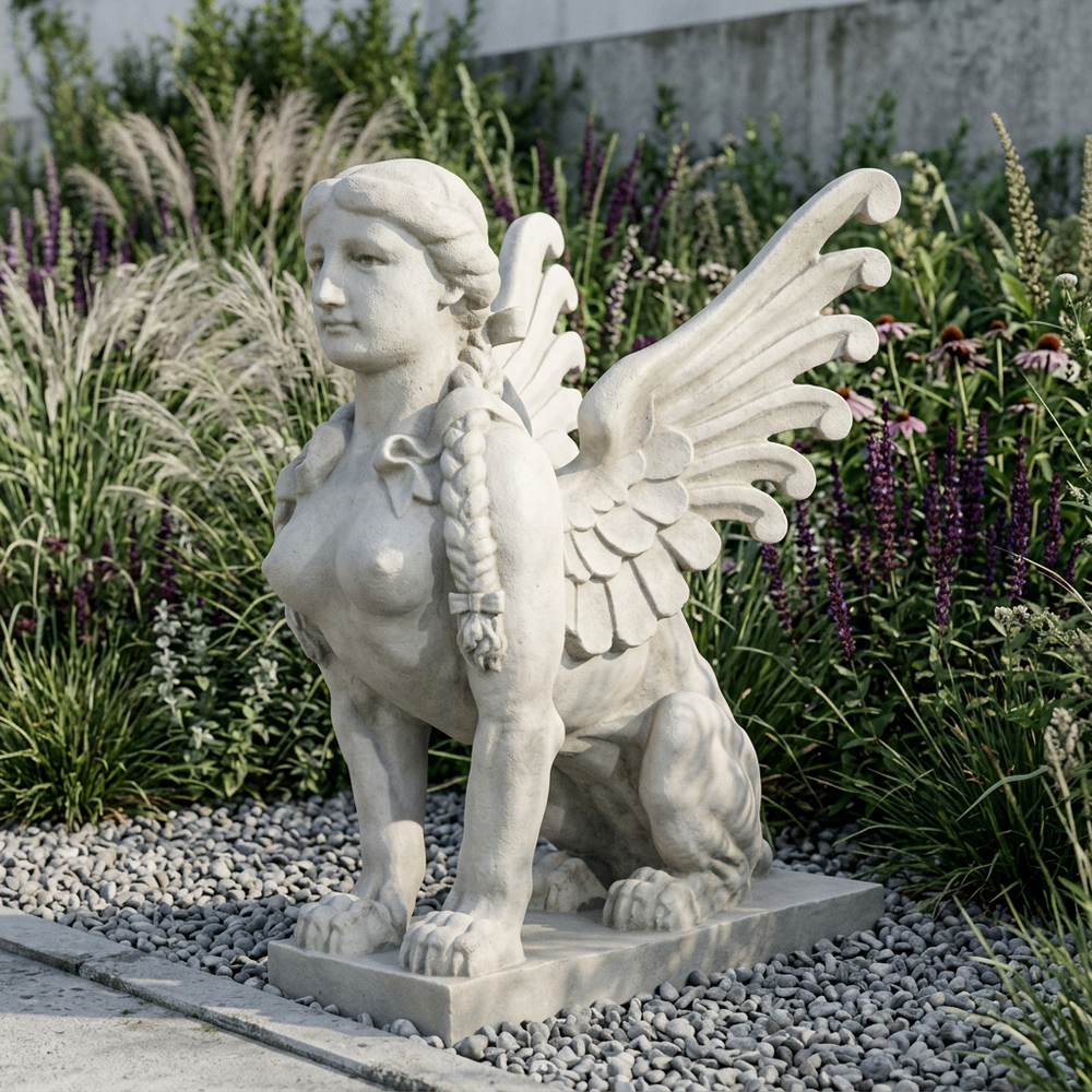 Estatua de Esfinge Griega (Grande)
