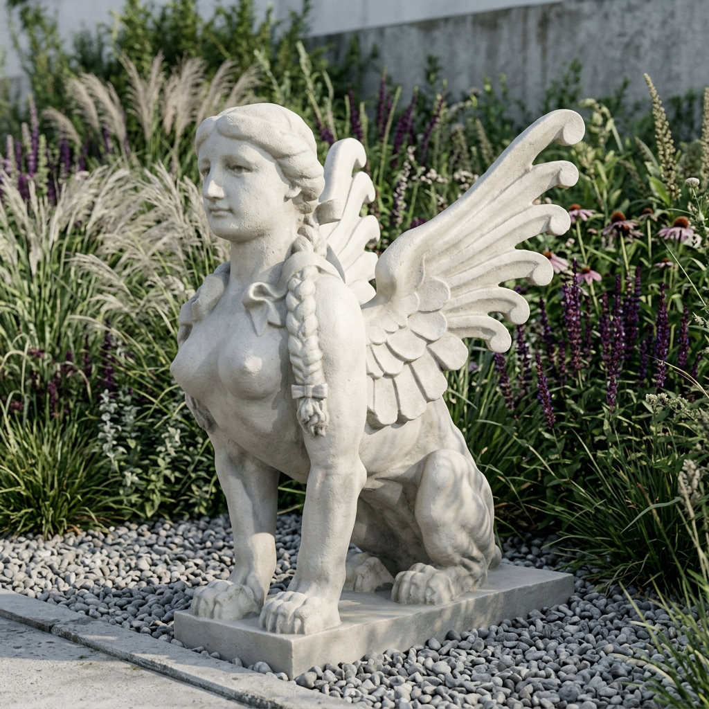 Estatua de Esfinge Griega (Grande)