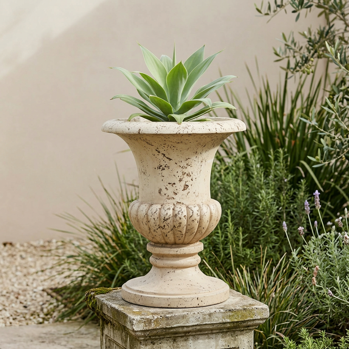 Jardinera de exterior grande (tipo copa)