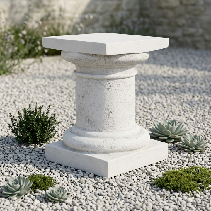 Columna pequeña para estatua (mármol)