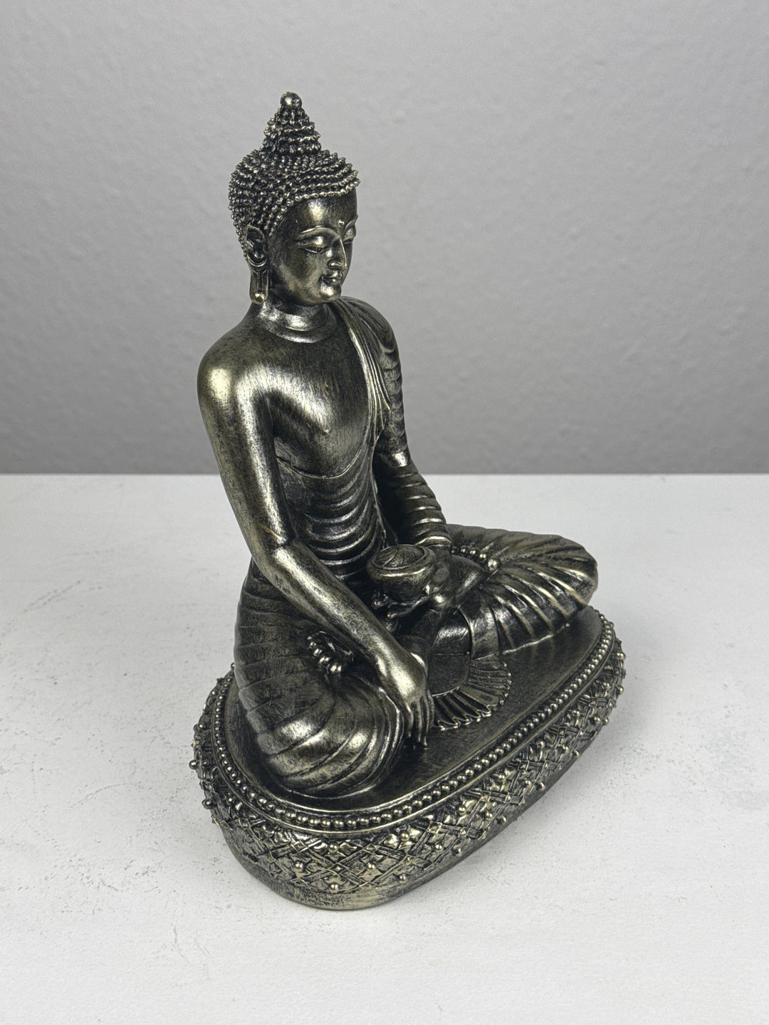 Estatua de Buda Meditando (Acabado en Bronce)