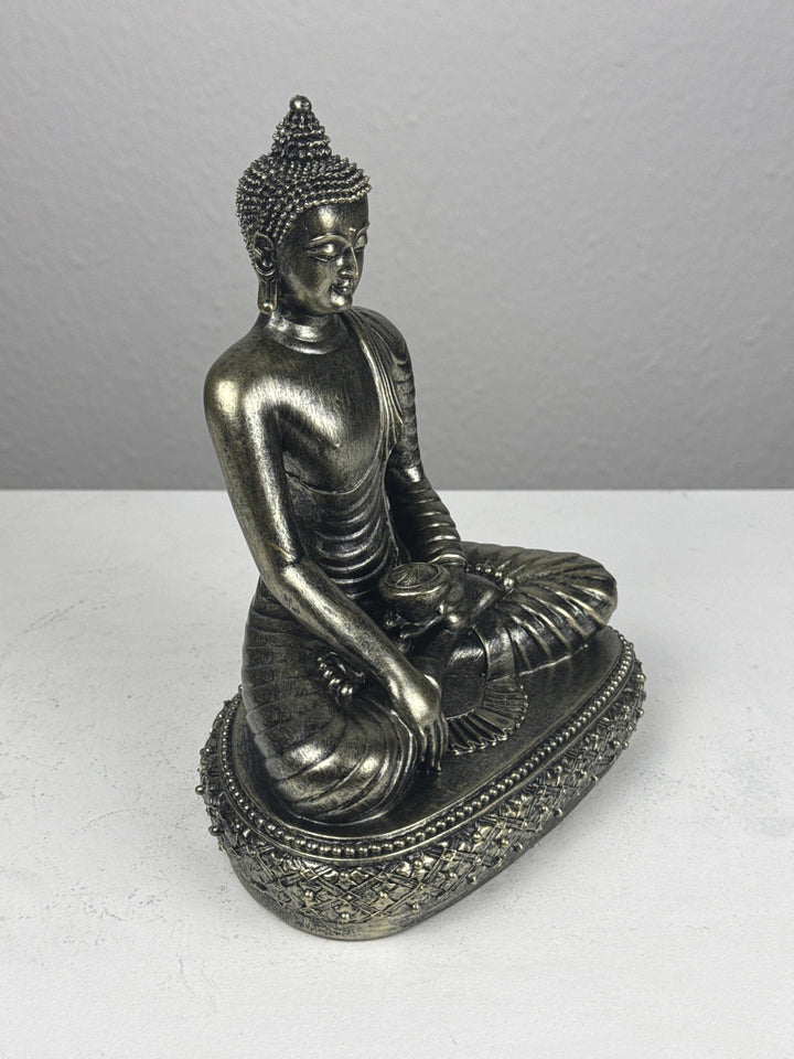 Estatua de Buda Meditando (Acabado en Bronce)