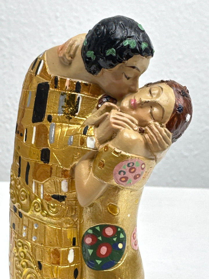 Escultura Amor – El Beso de Klimt (Pequeña, Estatua de Enamorados)