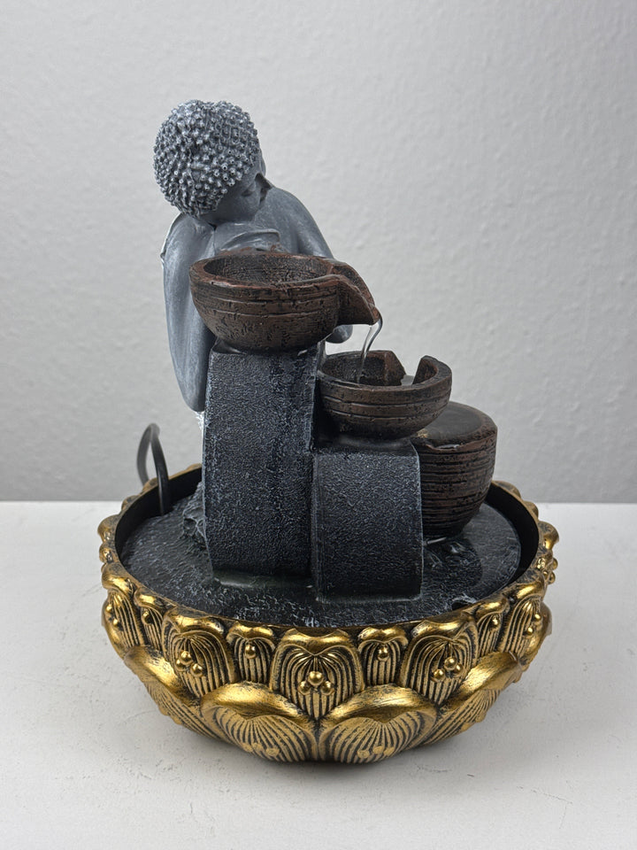 Fuente Interior de Buda – Tranquilidad Zen con Luz y Agua