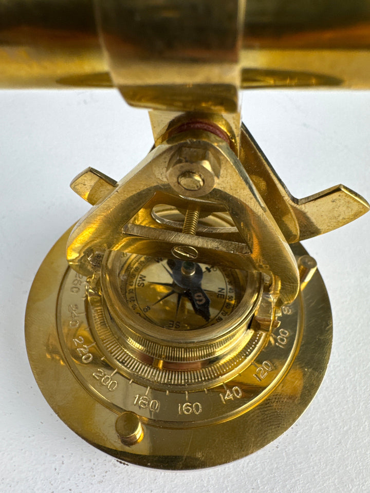 Telescopio de Mesa con Alidada (Latón)