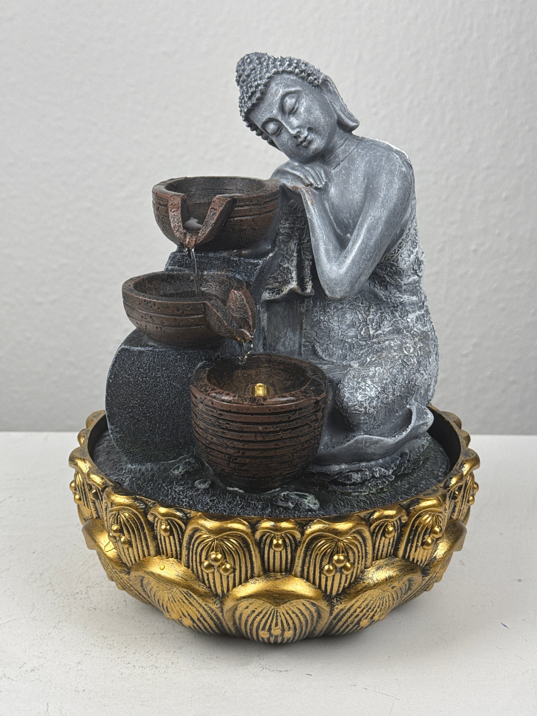 Fuente Interior de Buda – Tranquilidad Zen con Luz y Agua
