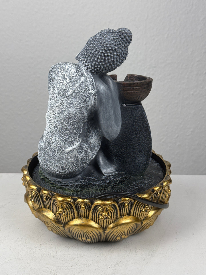 Fuente Interior de Buda – Tranquilidad Zen con Luz y Agua