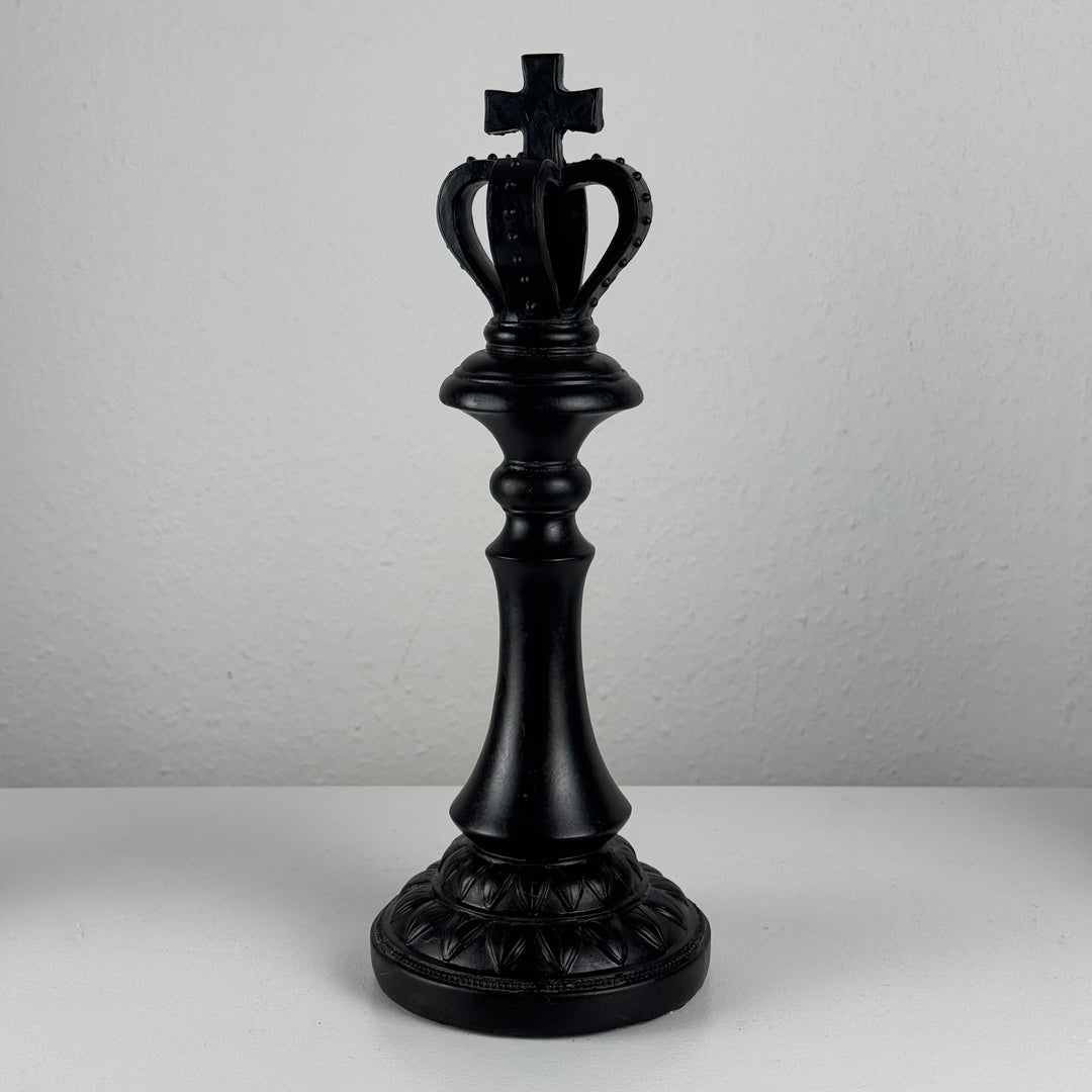 Estatuas de ajedrez (piezas de ajedrez de resina - juego de 3)