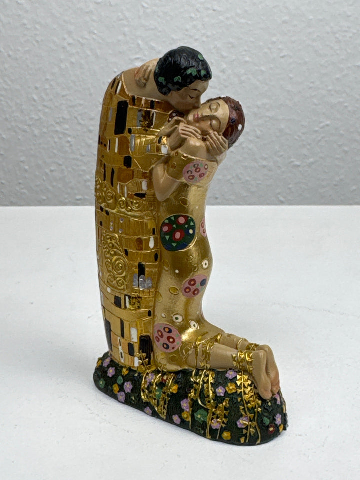 Escultura Amor – El Beso de Klimt (Pequeña, Estatua de Enamorados)