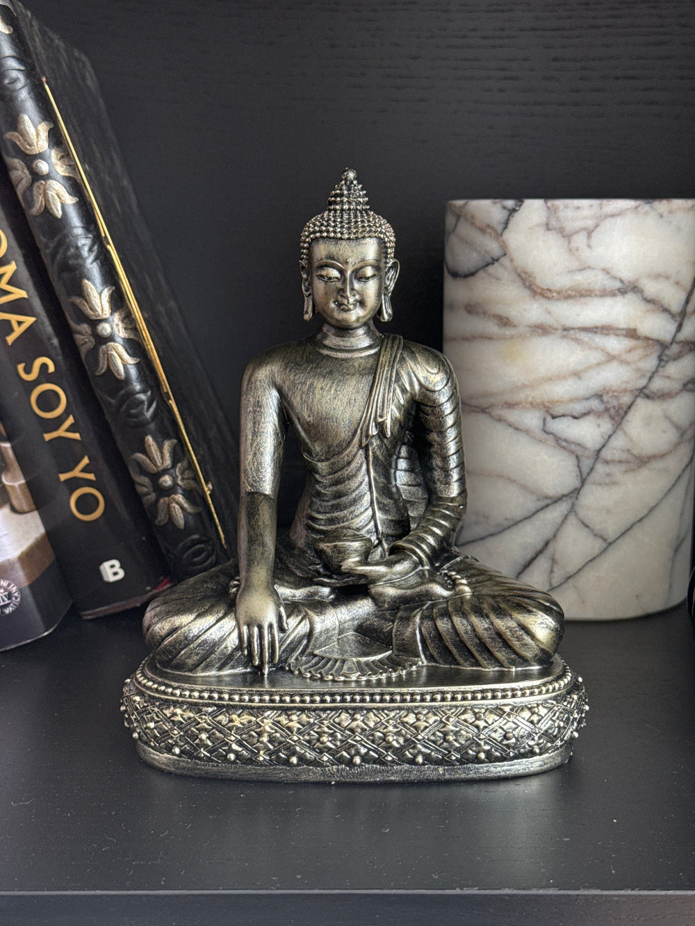 Estatua de Buda Meditando (Acabado en Bronce)