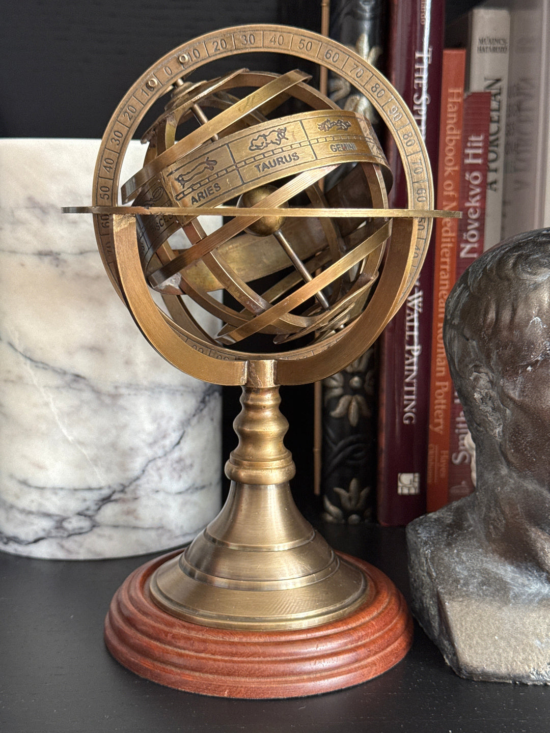 Gran Esfera Armilar (Escultura de Latón)