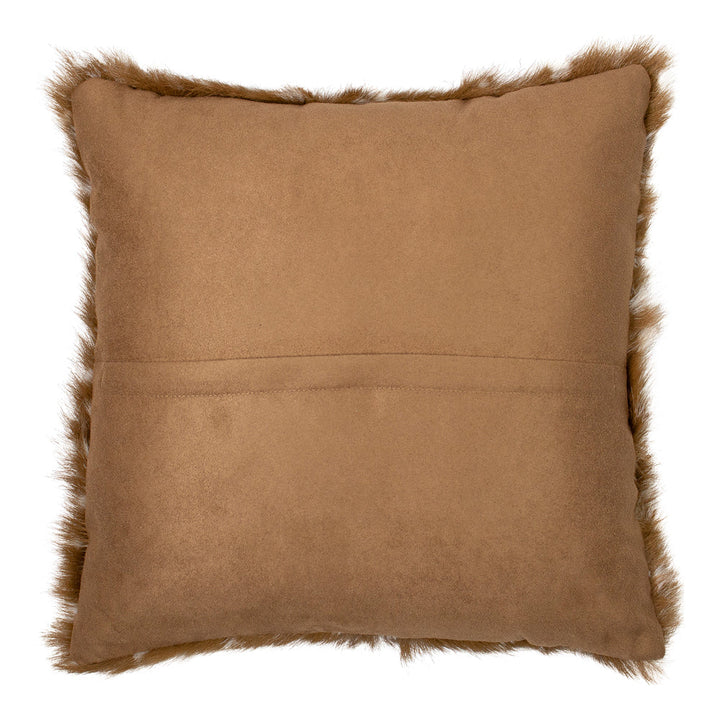 Cojín de Piel de Ciervo Marrón con Motas (Capra aegagrus hircus)