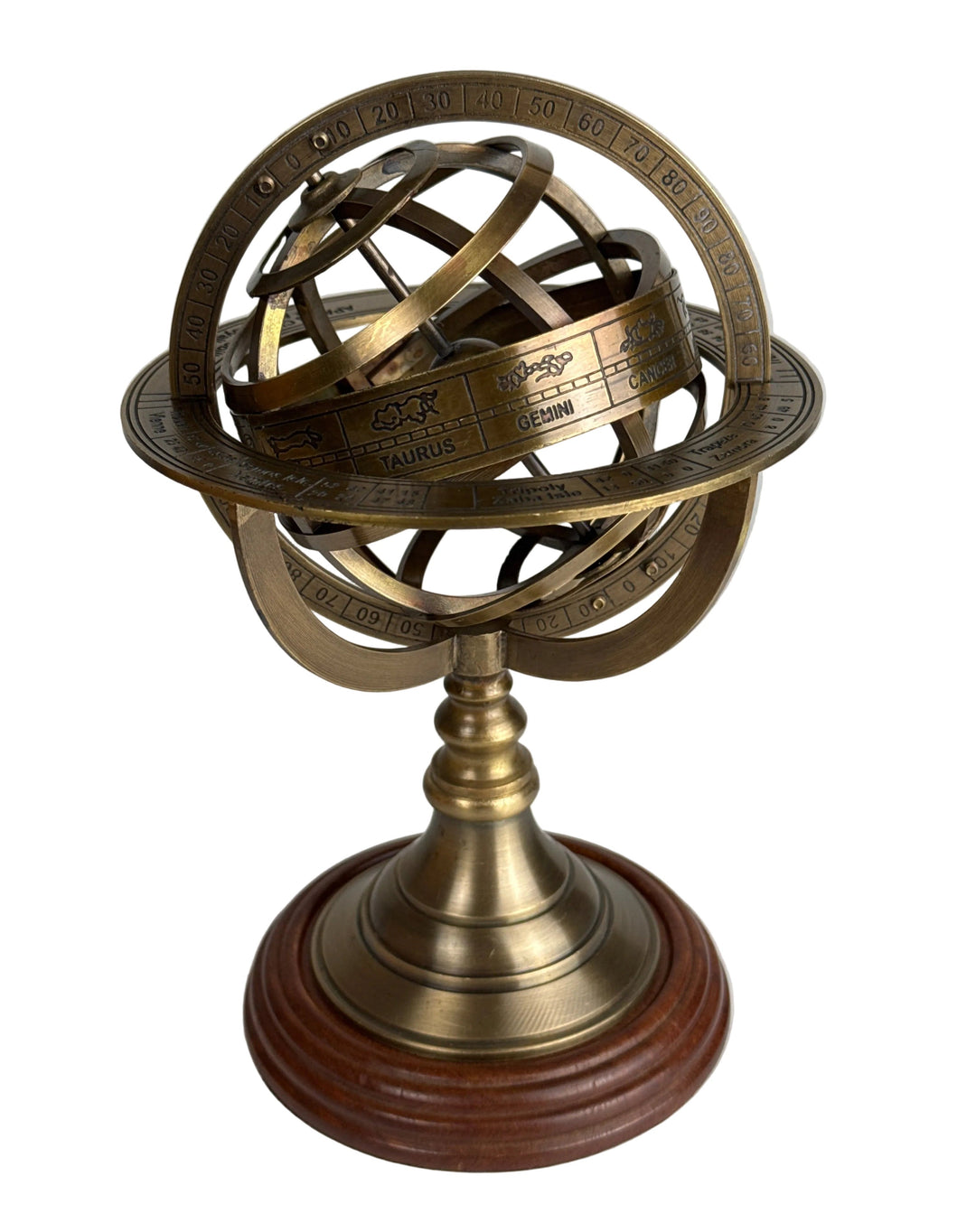 Gran Esfera Armilar (Escultura de Latón)