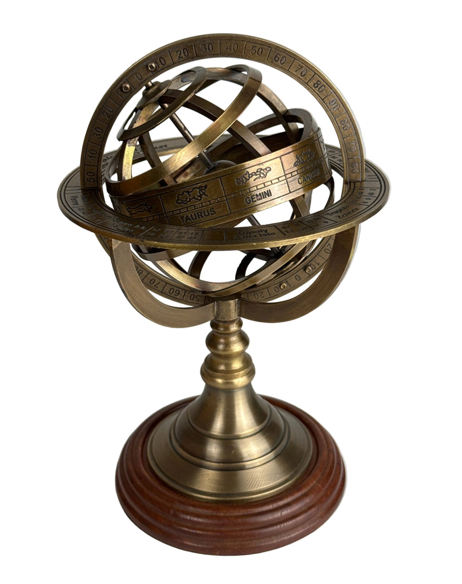 Gran Esfera Armilar (Escultura de Latón)