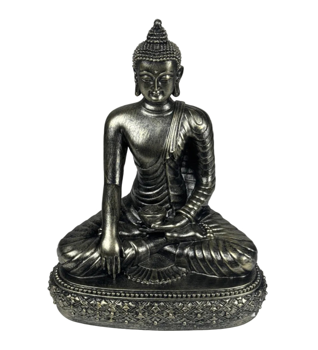 Estatua de Buda Meditando (Acabado en Bronce)