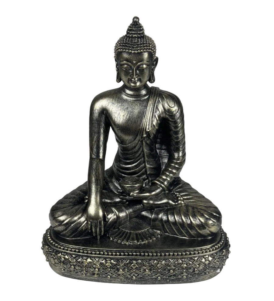 Estatua de Buda Meditando (Acabado en Bronce)