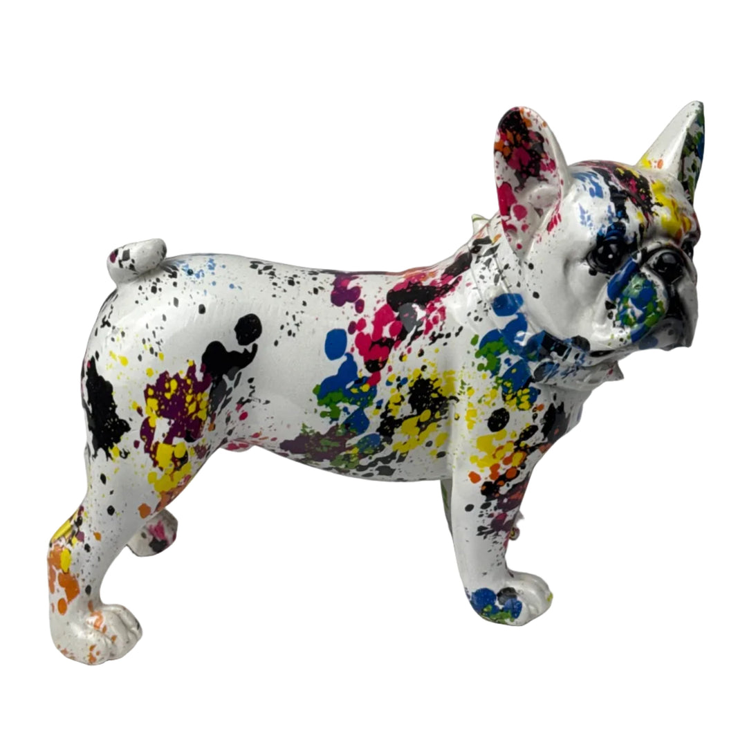 Bulldog Francés Pop Art (Arte Moderno con Salpicaduras)