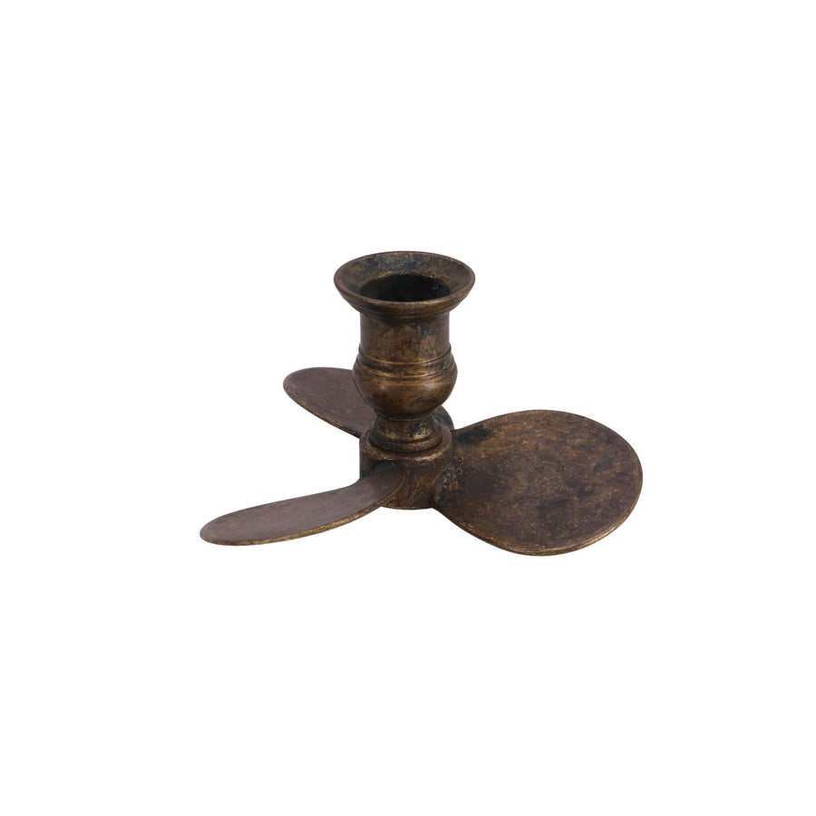 Candelabro hélice (latón envejecido)