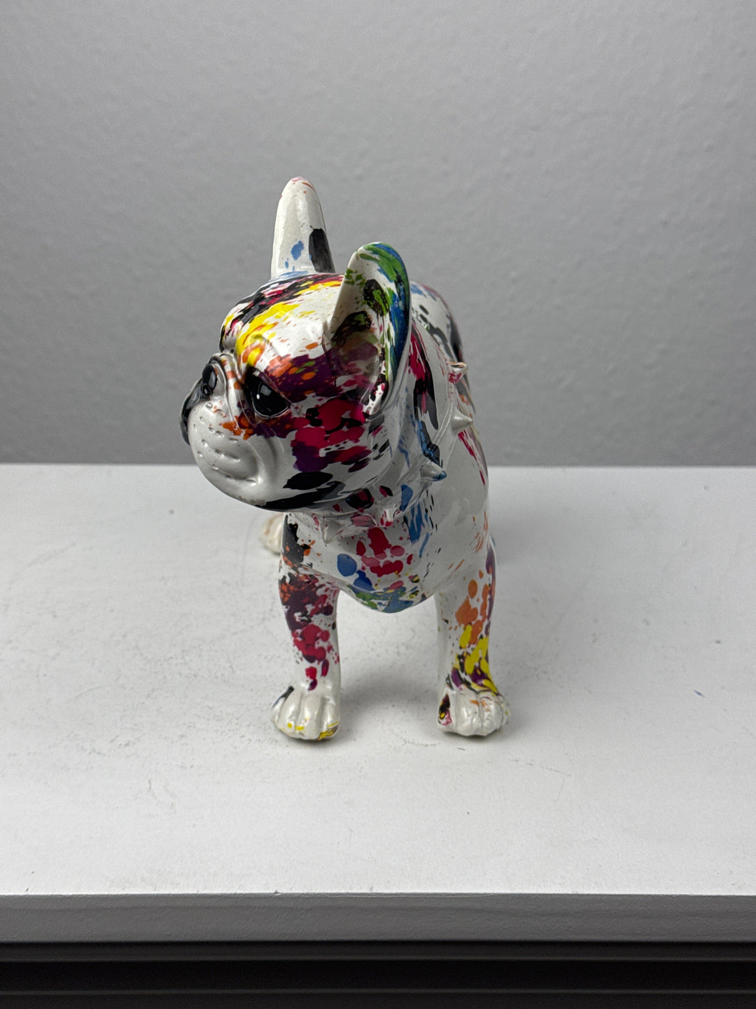 Bulldog Francés Pop Art (Arte Moderno con Salpicaduras)