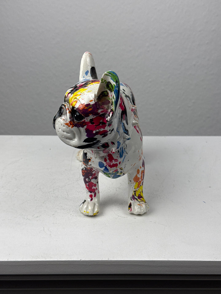 Bulldog Francés Pop Art (Arte Moderno con Salpicaduras)