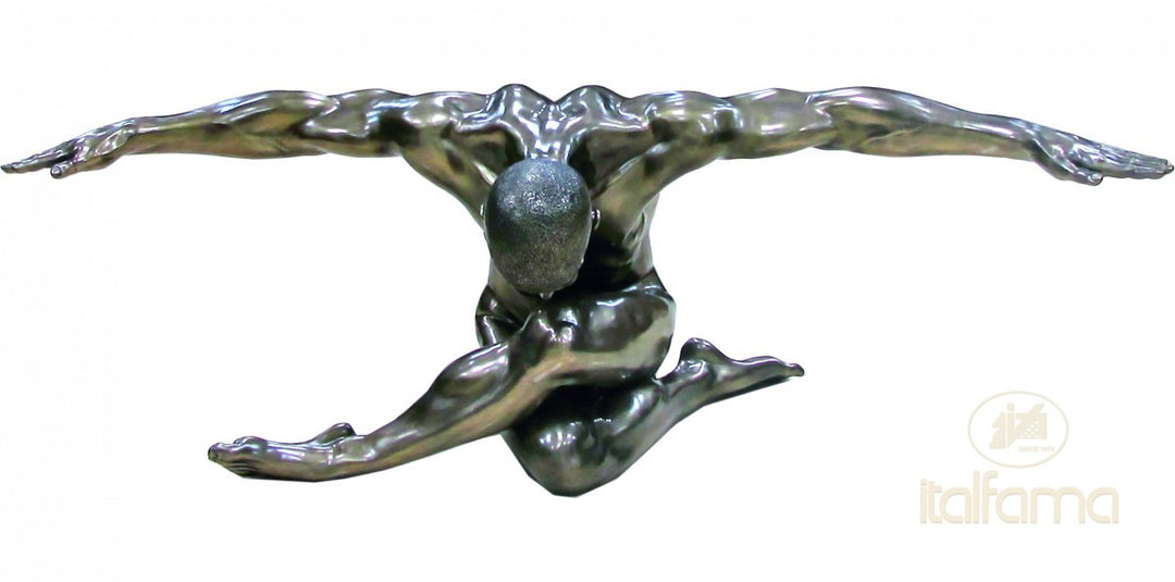 Estatua de Atleta (Grande, Escultura de Bronce en Frío)