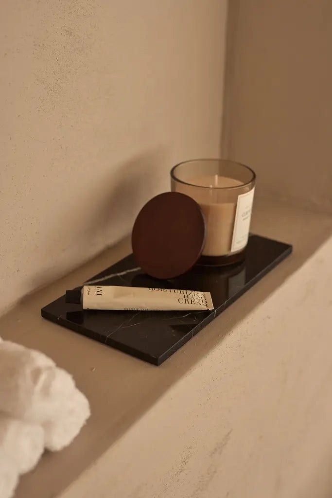 Bandeja De Mármol Negro (Mediana)