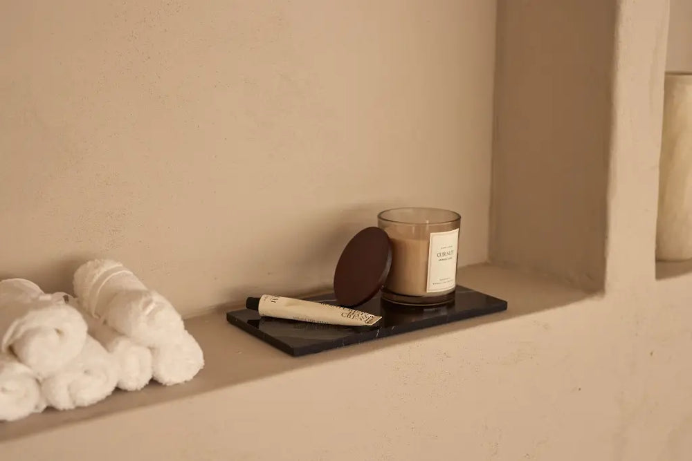 Bandeja De Mármol Negro (Mediana)