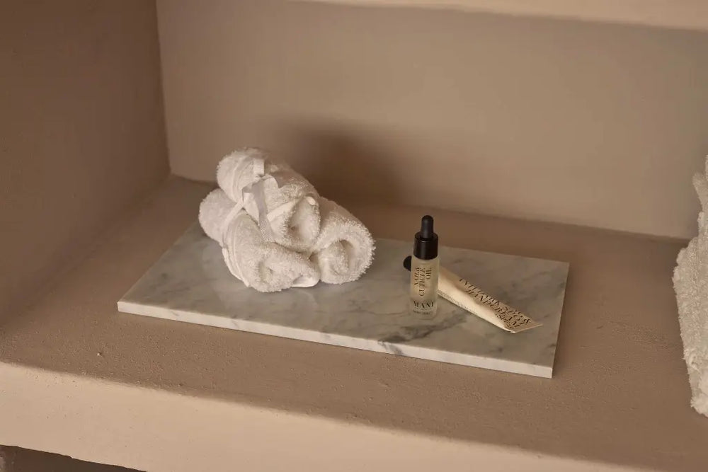 Bandeja De Mármol Blanco (Grande)