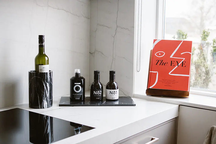 Bandeja De Mármol Negro (Grande)