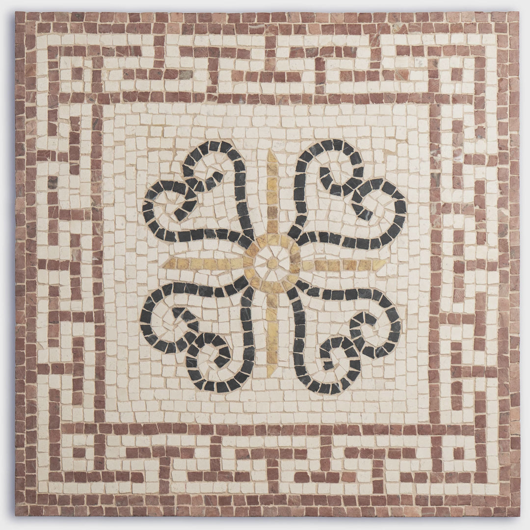 Mosaico de friso geométrico