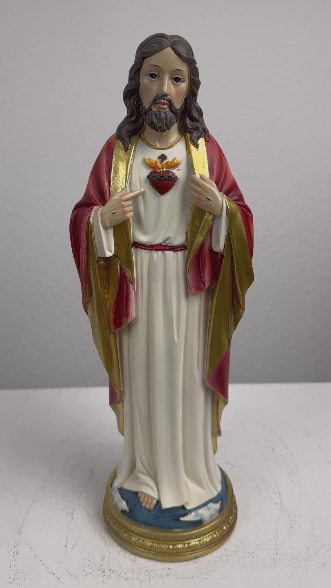 Estatua del Sagrado Corazón de Jesús (Grande)