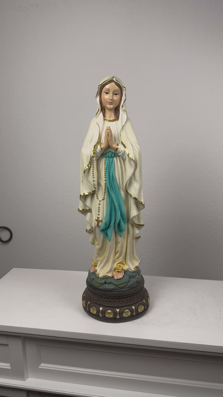 Estatua Nuestra Señora de Lourdes