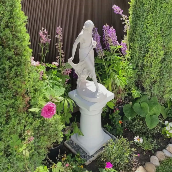 Columnas dóricas (Par de pedestales de jardín)