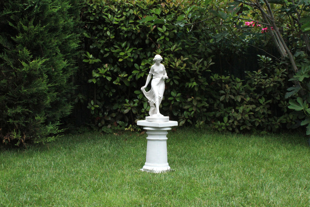 Columnas dóricas (Par de pedestales de jardín)