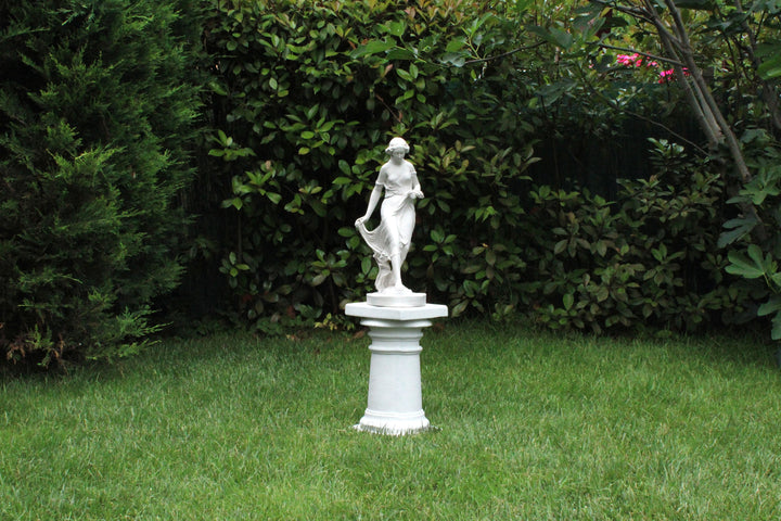 Columnas dóricas (Par de pedestales de jardín)